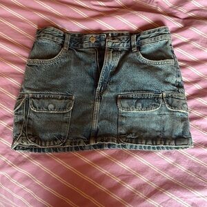 Zara denim skirt